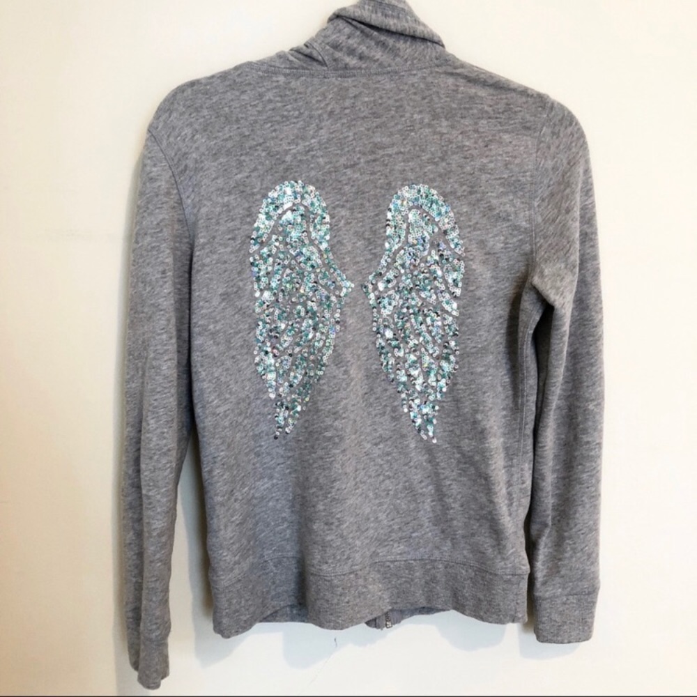 Victoria Secret Angel Wing Gray Hoodie
